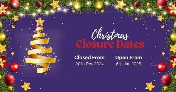 Christmas Closure Dates 2024